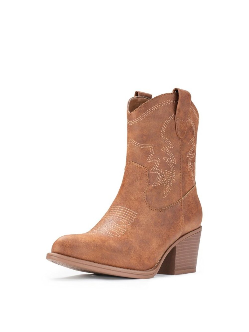 Cowboy Boots for Women Ankle Cowgirl Wide Western Short Booties
